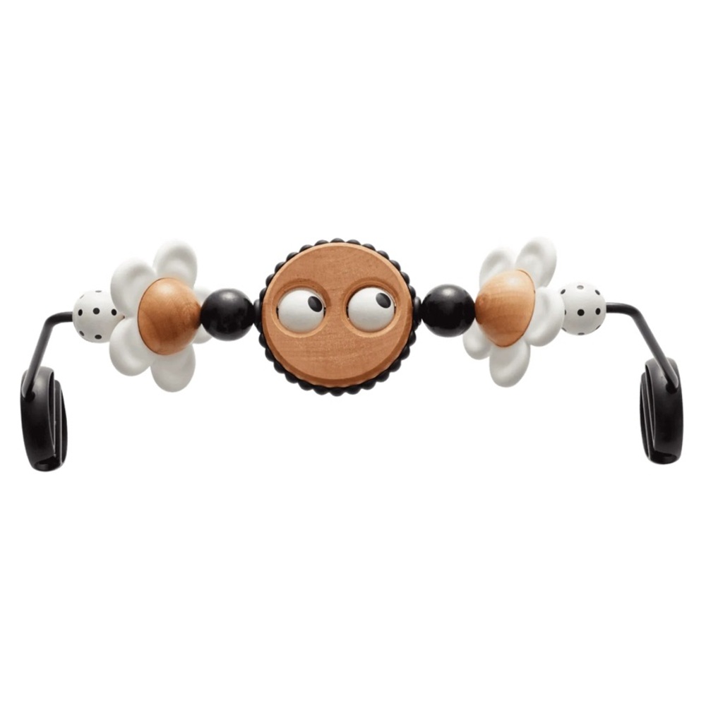 BABY BJORN Bouncer Googly Eyes Black and White Toy Bar